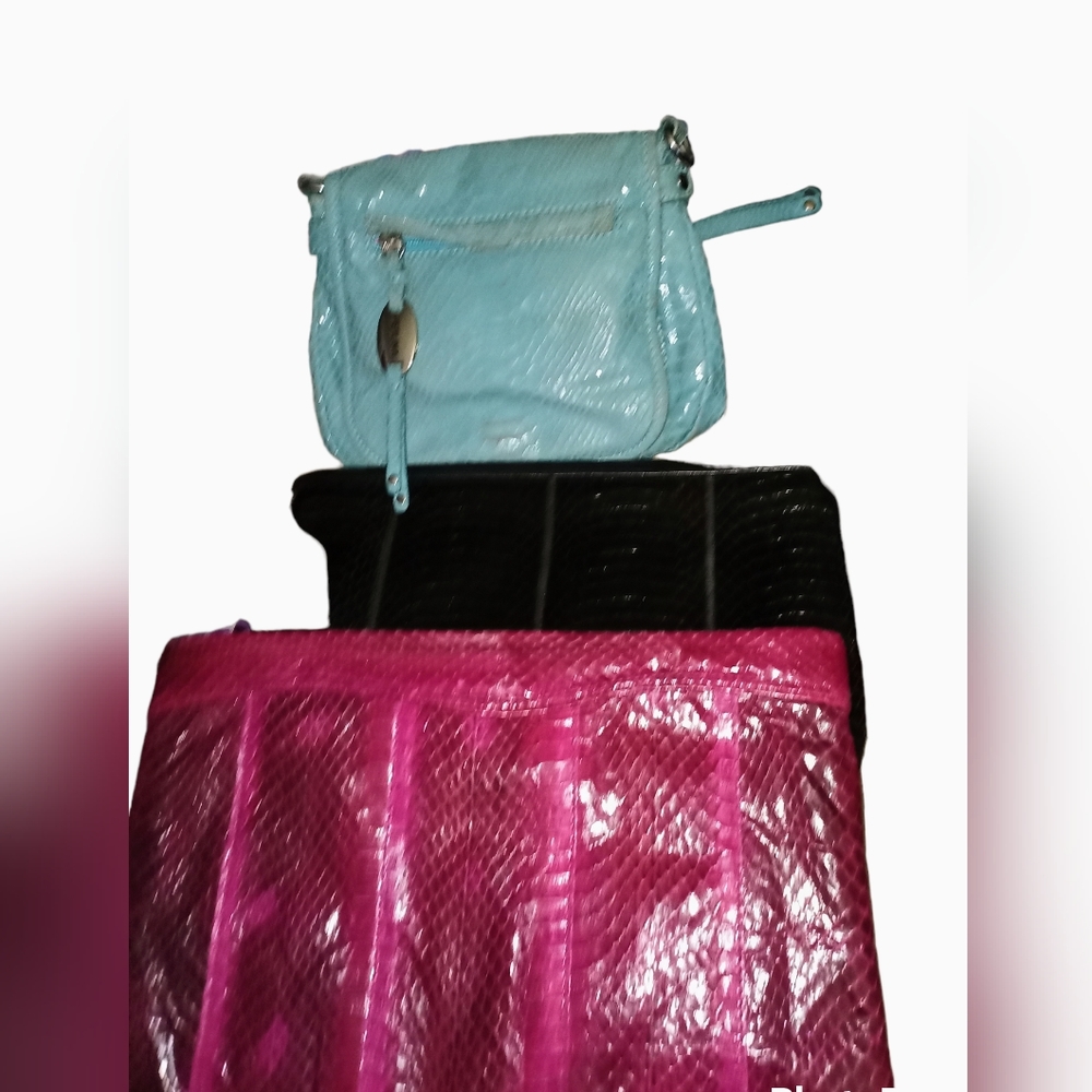 Three handbags for one price.
